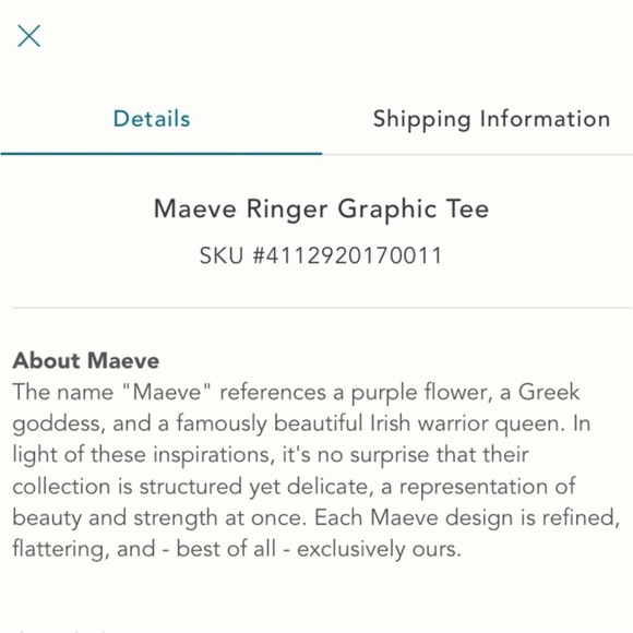 Anthropologie NWT Maeve Ringer Graphic Tee
Size XXS. - Picture 5 of 14